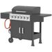 Barbacoa de Ga Metal, Acero Inoxidable Outsunny Barbacoa de Ga Metal, Acero Inoxidable Outsunny Negro