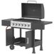 Barbacoa de Ga Metal, Acero Inoxidable Outsunny Barbacoa de Ga Metal, Acero Inoxidable Outsunny Negro