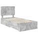 Estructura de cama individual para adultos 78x196 Estructura de cama individual para adultos 78x196 Gris