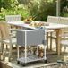 Carrito Nevera Plástico, Acero Outsunny, hogar - cocina Carrito Nevera Plástico, Acero Outsunny, hogar - cocina Gris