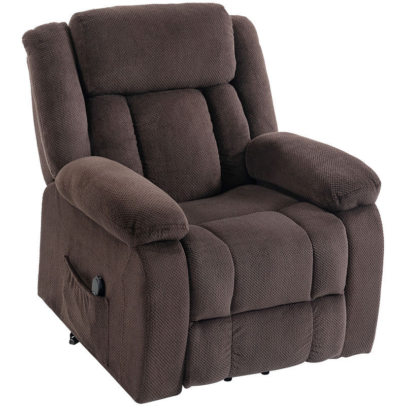 Sillón Elevador Terciopelo HOMCOM, hogar - sofás y butacas
