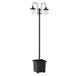 Farola Solar ABS, Acero Inoxidable Outsunny Farola Solar ABS, Acero Inoxidable Outsunny Negro