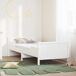 Estructura de cama individual para adultos Estructura de cama individual para adultos Blanco