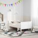Estructura de cama individual para adultos Estructura de cama individual para adultos Blanco