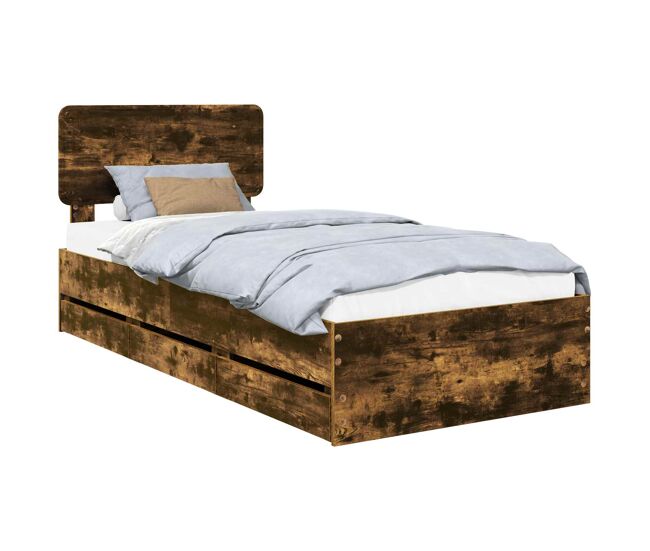 Estructura de cama individual para adultos 101x203