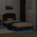 Estructura de cama individual para adultos 93x193 Estructura de cama individual para adultos 93x193 Blanco