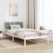 Estructura de cama individual para adultos 105x214 Estructura de cama individual para adultos 105x214 Blanco/ Gris Claro