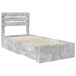 Estructura de cama individual para adultos 78x196 Estructura de cama individual para adultos 78x196 Gris