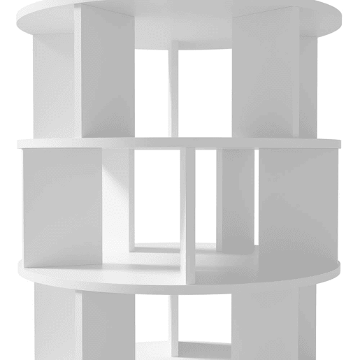 Estante para sapatos 115x60 cm - Ângulo giratório, 5 níveis - Branco