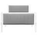 Estructura de cama individual para adultos 105x209 Estructura de cama individual para adultos 105x209 Blanco/ Gris Claro