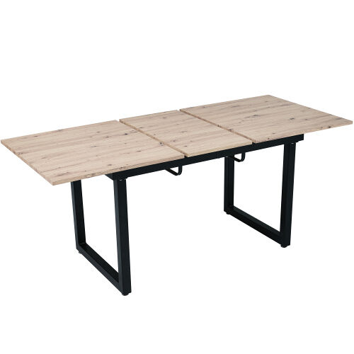 Mesa de Comedor Extensible con Ala de Mariposa Integrada