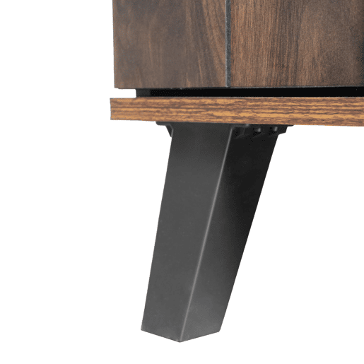 Sapateira moderna 80x35,5x110 cm - 5 compartimentos, prateleiras ajustáveis - madeira escura Sapateira moderna 80x35,5x110 cm - 5 compartimentos, prateleiras ajustáveis - madeira escura
