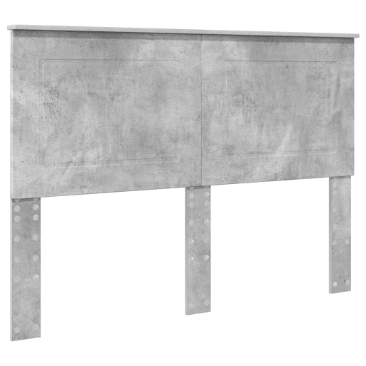 Estrutura de Cama de casal para adultos com cabeceira Concreto 140 x 200 cm