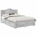 Estructura de cama matrimonial 143x206 Estructura de cama matrimonial 143x206 Gris