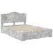 Estructura de cama matrimonial 143x206 Estructura de cama matrimonial 143x206 Gris
