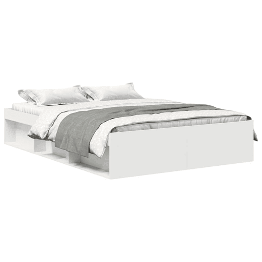 Estrutura de Cama de casal simple 140x200 cm branco