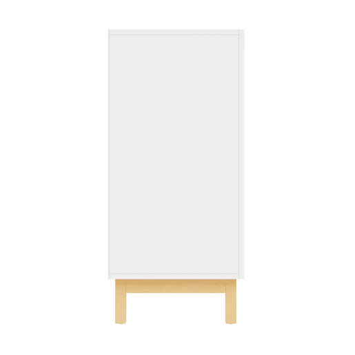 Aparador com 3 portas - Armazenamento multifuncional para sala de estar e sala de jantar - Branco