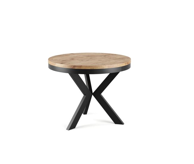Mesa de comedor elve 100x138x76 naranja