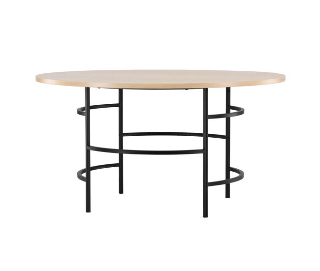 Mesa de comedor copenhagen 140x140x74 beige
