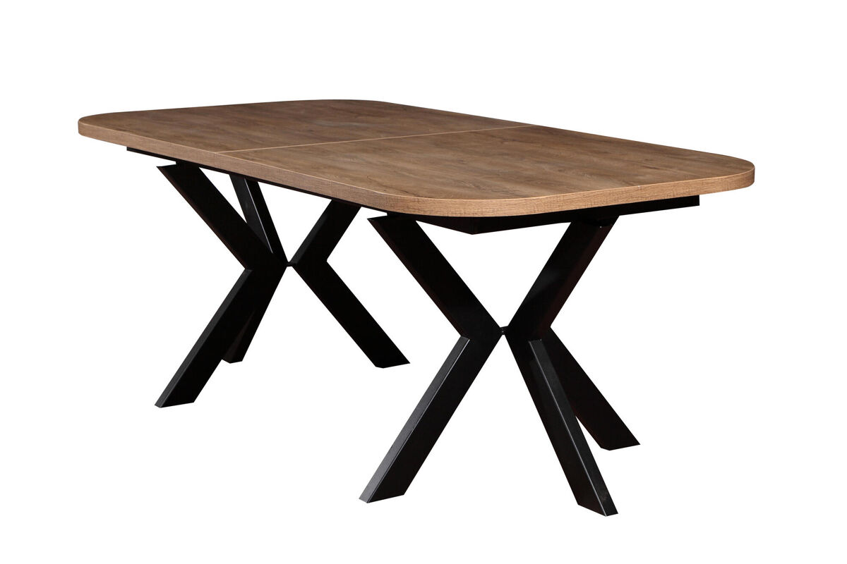 Mesa de comedor oslo 100x276x76 naranja