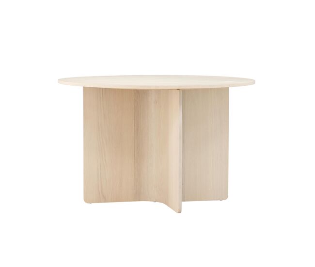 Mesa de comedor tyreso 120x120x76 beige