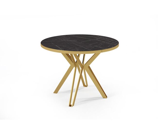 Mesa de comedor randi 120x196x76 negro