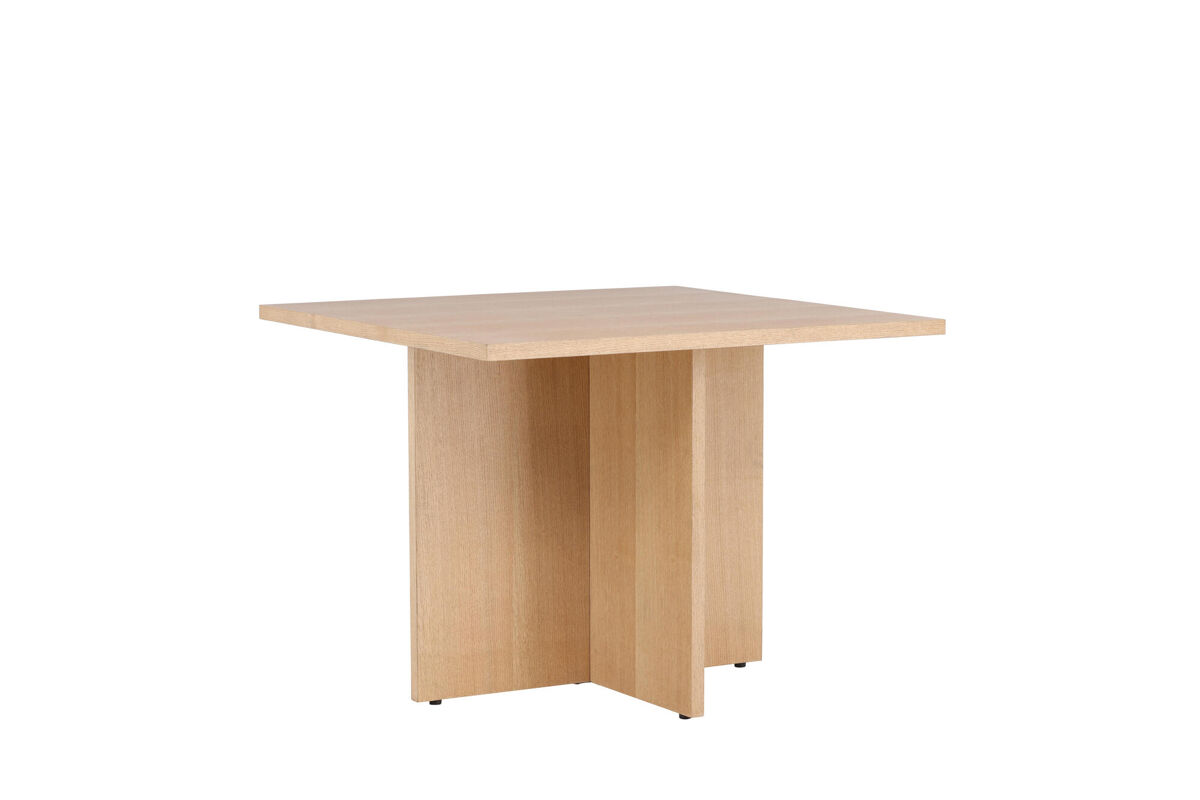 mesa de comedor leo 100x100x75 beige
