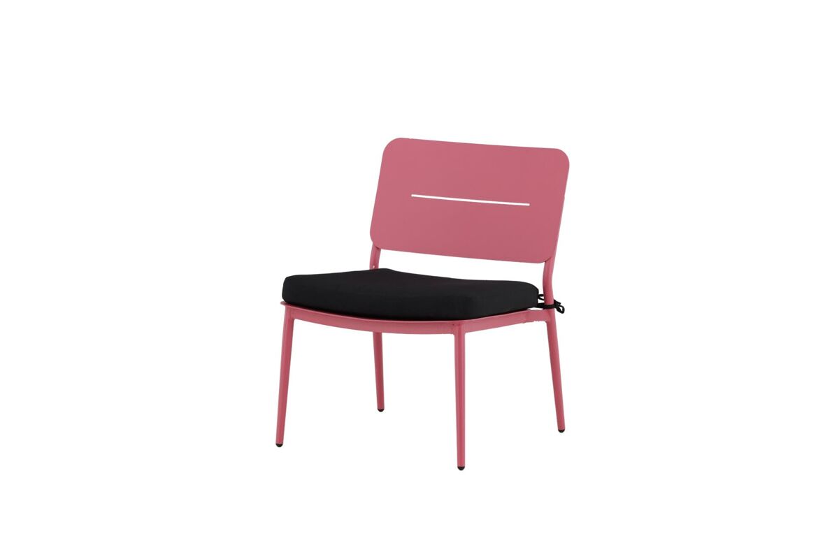 Silla de comedor para exterior lina 55x59x73 rosa