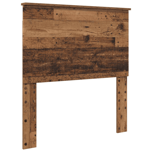 Estrutura de cama de solteiro para adultos com cabeceira Madeira antiga 90 x 200 cm