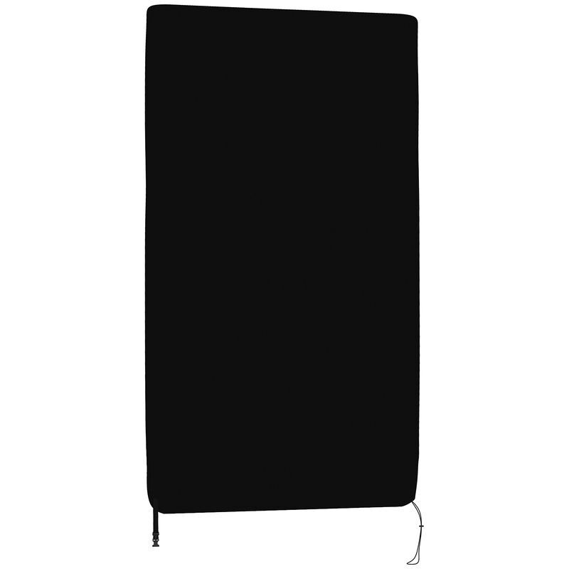 Sportnow funda de mesa de ping-pong cubierta de mesa de tenis con cremallera anti-uv e impermeable para interior y exterior 275x153x5 cm negro