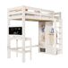 Cama alta para niños Cama alta para niños Blanco