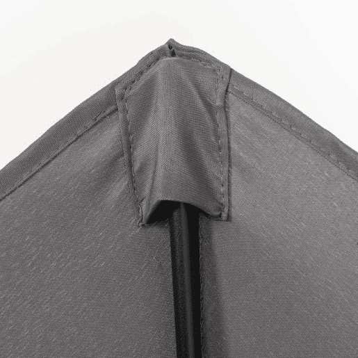 Outsunny Chapéu de Sol para Terraço Exterior Ø2x2 m com Cobertura Ventilada e Mastro Desmontável de Alumínio para Jardim e Pátio Cinzento Escuro
