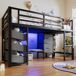 Cama alta para niños Cama alta para niños Negro