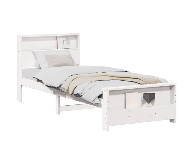 Estructura de cama individual para adultos - 75 x 190 cm madera de ingeniería