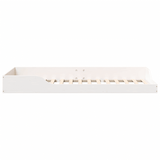 Estrutura de cama de solteiro para adultos - Branco 100 x 210 cm