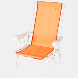 Aktive Beach Cadeira de praia dobrável laranja com mochila 44x40x81cm