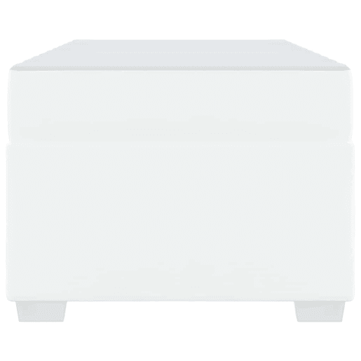 Estrutura de cama de solteiro para adultos com colchão Branco 80 x 200 cm tecido