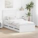 Estructura de cama individual para adultos Estructura de cama individual para adultos Blanco