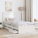 Estructura de cama individual para adultos Estructura de cama individual para adultos Blanco