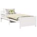 Estructura de cama individual para adultos Estructura de cama individual para adultos Blanco