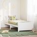 Estructura de cama individual para adultos Estructura de cama individual para adultos Blanco