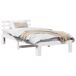 Estructura de cama individual para adultos Estructura de cama individual para adultos Blanco