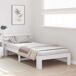 Estructura de cama individual para adultos Estructura de cama individual para adultos Blanco