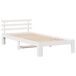 Estructura de cama individual para adultos Estructura de cama individual para adultos Blanco
