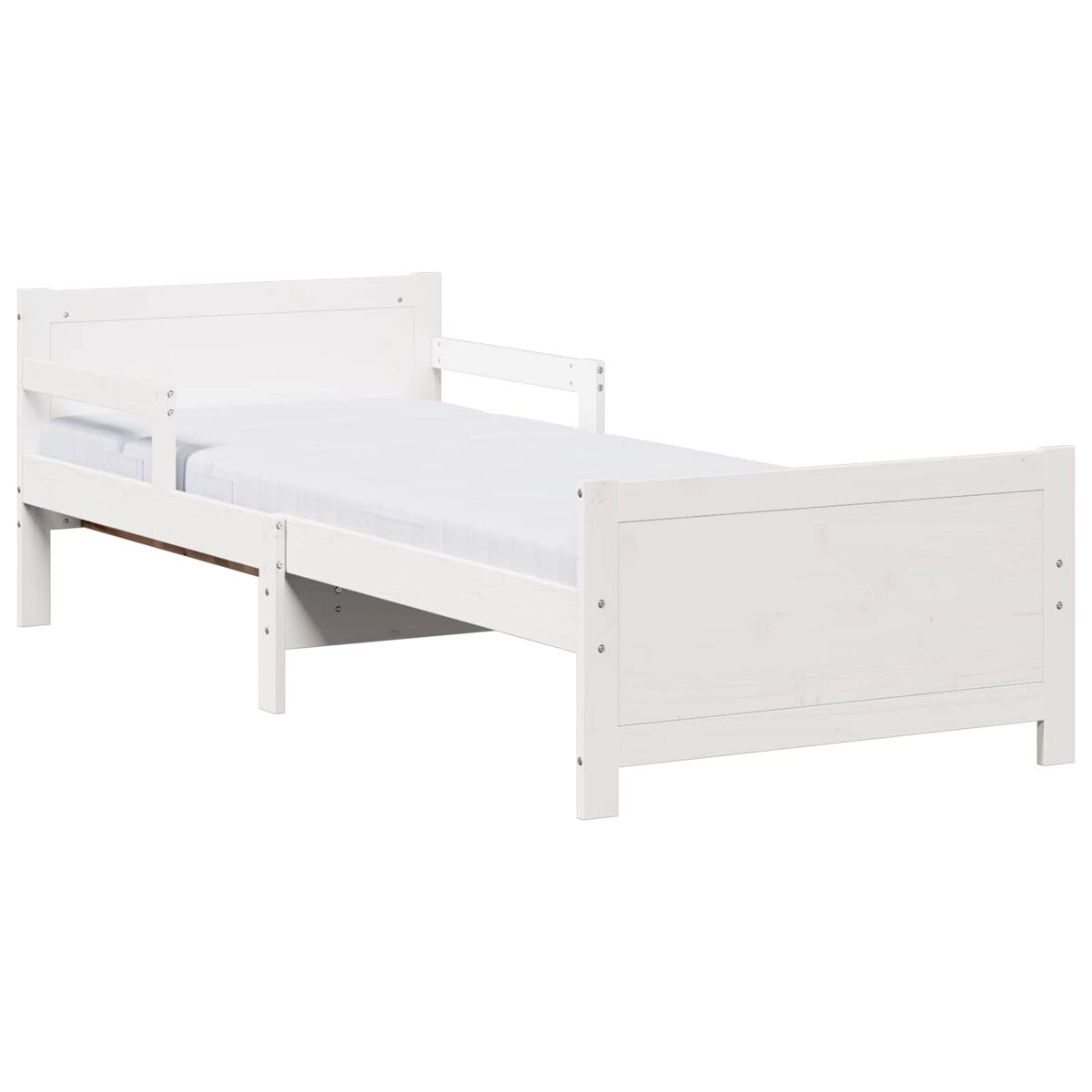 Estructura de cama individual para adultos - 80 x 200 cm madera de pino macizo