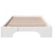 Estructura de cama individual para adultos Estructura de cama individual para adultos Blanco