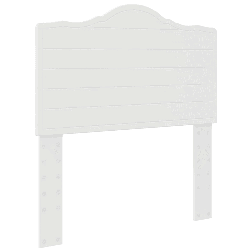 Estrutura de cama de solteiro para adultos - Branco 75 x 190 cm Madeira de Pinheiro Sólida