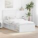 Estructura de cama individual para adultos Estructura de cama individual para adultos Blanco