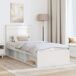 Estructura de cama individual para adultos Estructura de cama individual para adultos Blanco