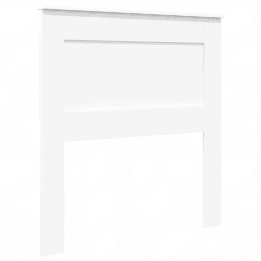 Estrutura de cama de solteiro para adultos - Branco 75 x 190 cm Madeira de Pinheiro Sólida